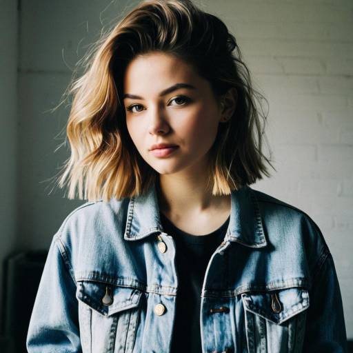 Stylish Mid Fade on Young Woman