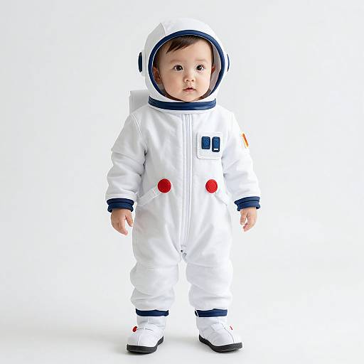 Infant Astronaut in Space Suit