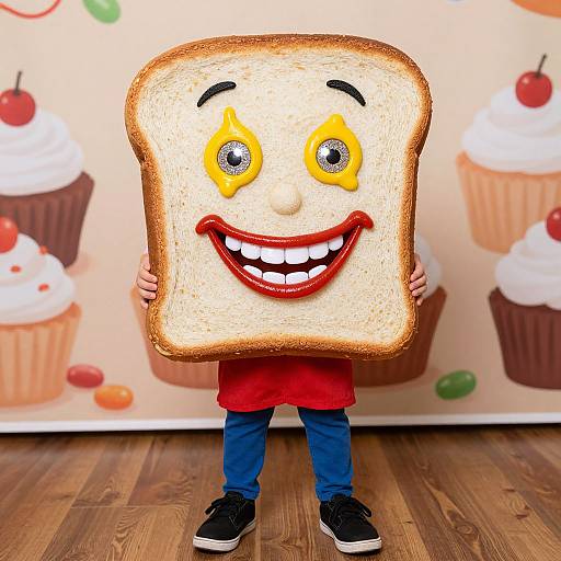 Child in Silly Sandwich Costume