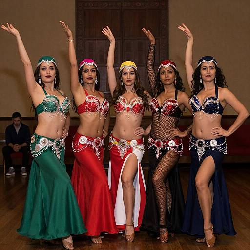 Vibrant Belly Dance Costumes Showcase