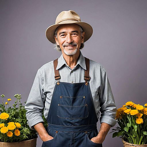 Elegant Elderly Gardener Photo Shoot Elegant Elderly Gardener Photo Shoot