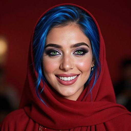 Cinematic Portrait of Elegant Woman