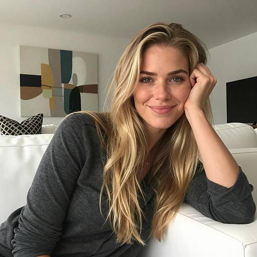 Casual Portrait of a Smiling Woman