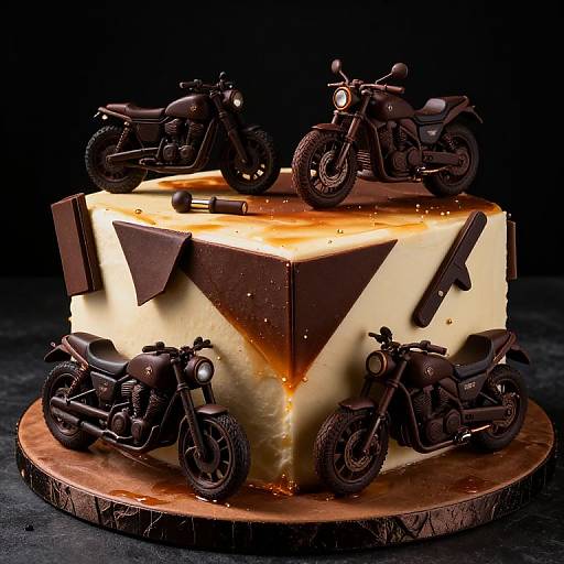 Manly Cake Designs with Geometric Themes