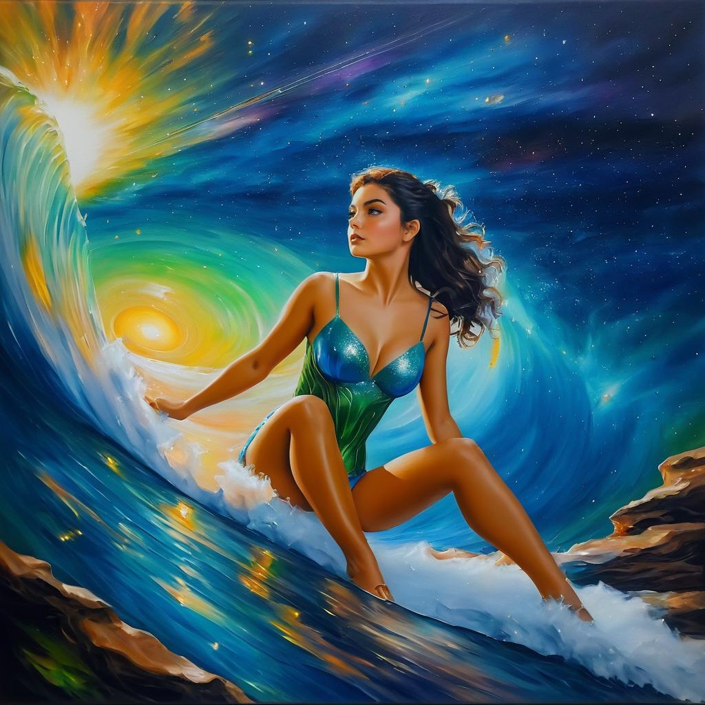 Captivating Wonder in Oil Painting