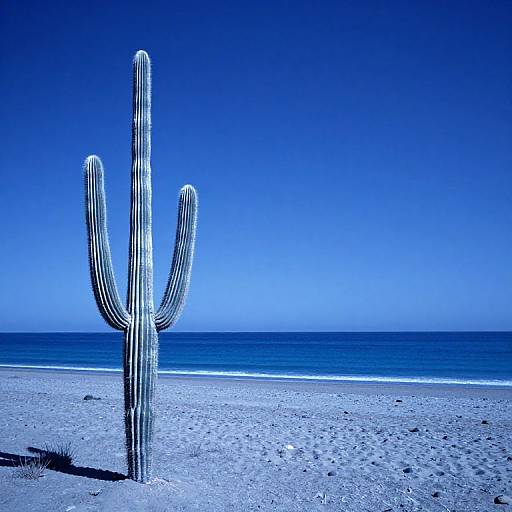 Moonlit Desert Ocean Dreamscape