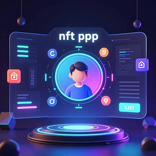 Cyberpunk NFT PFP Maker Interface