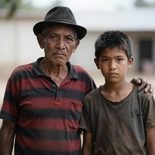 Contrasting Ages: A Haunting Duo