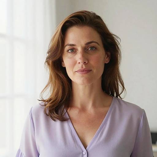 Natural-Light Portrait of Woman