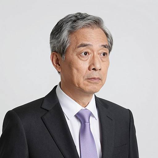 Surprised Middle-Aged Man in Suit