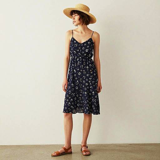 Athletic Woman: Messy Pixie, Floral Sundress