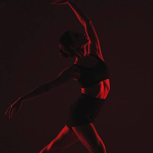 Shadow Art Modern Dancer Poster