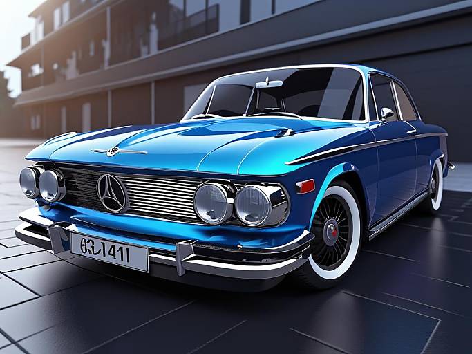 3D Car Model for Blender and Unreal