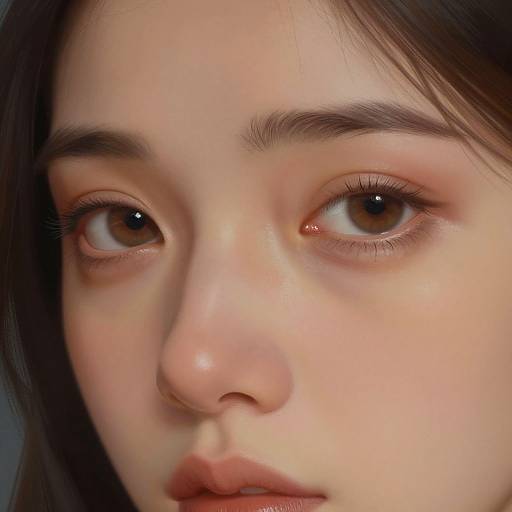 Detailed Closeup of Crying Woman's Eyes