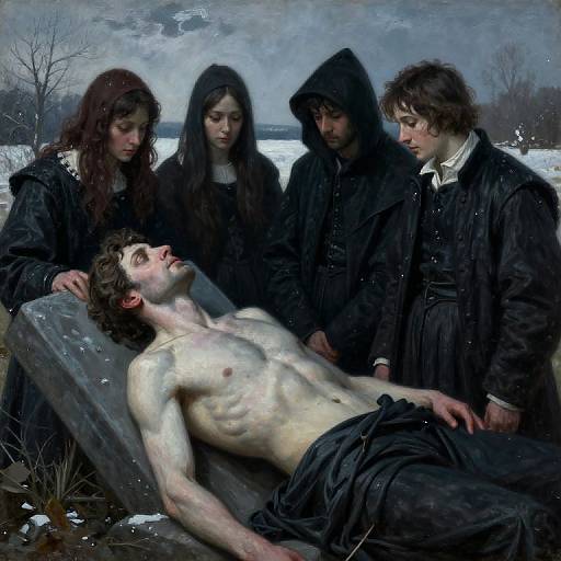 Renaissance Quartet with Chest Grave