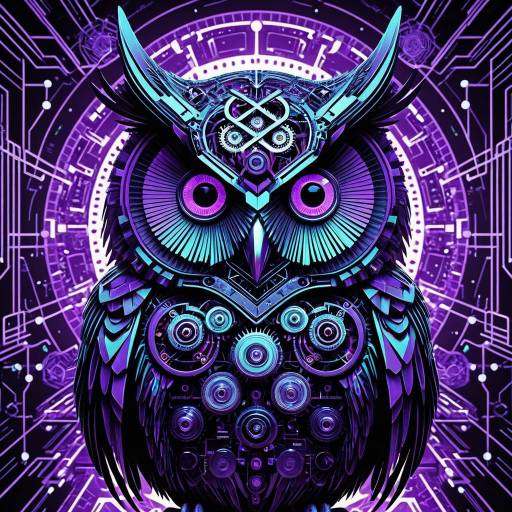 Mechanical Owl with Quantum Circuitry