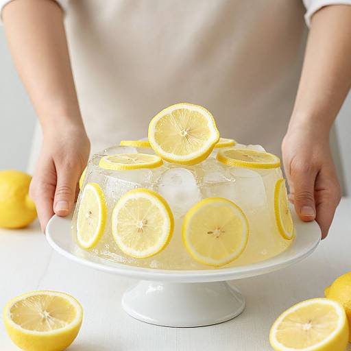 Iced Lemon Terrine Woman Cake Recipe