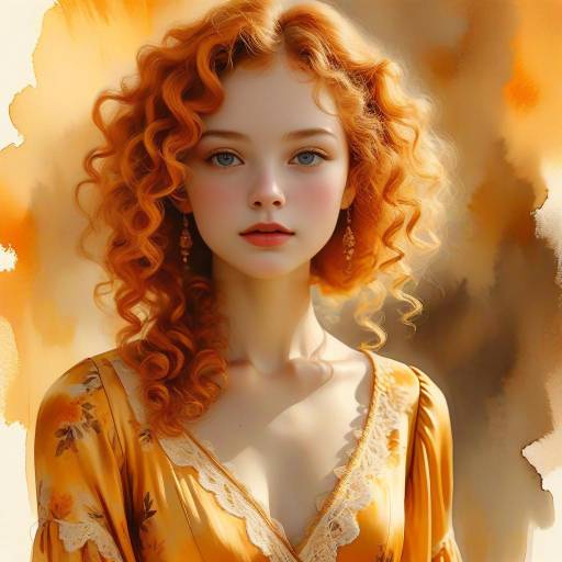 Elegant Portrait of a Young Woman