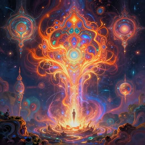 DMT Journey Through Multidimensional Realms