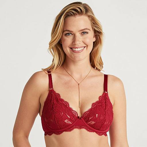 Elegant Portrait of Smiling Blonde Woman