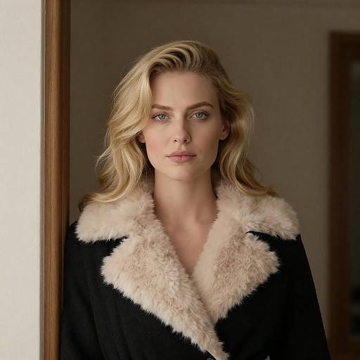 Blonde Woman in Doorway Light