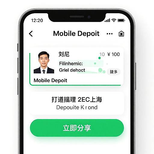 User-Friendly Mobile Deposit Interface