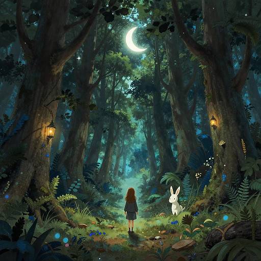 Enchanted Magic Forest Artwork