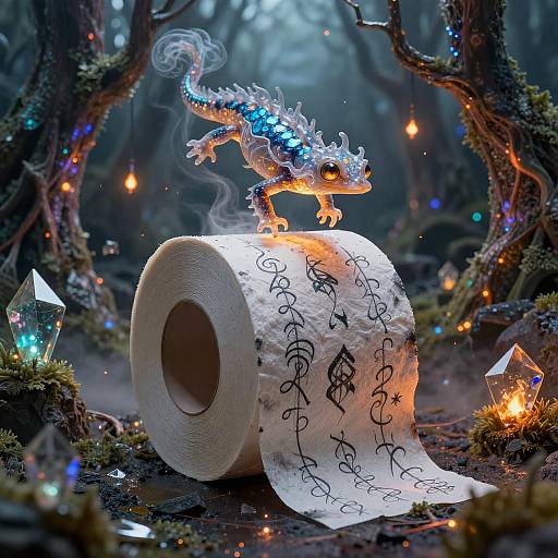 Toilet-Paper Oracle of Ember-Glass Grove