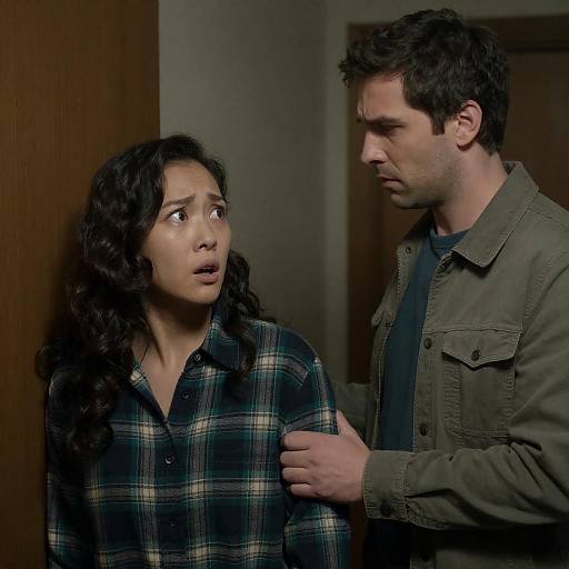 Tense Confrontation in Dim Lighting