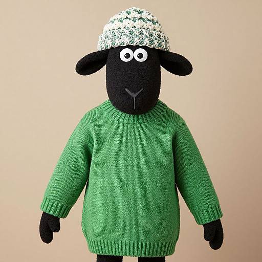 Green Sheep Costume with Knitwear