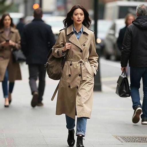 Female Detective in Cityscape