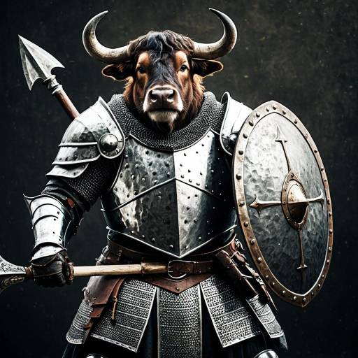Ox Knight in Steel Armor