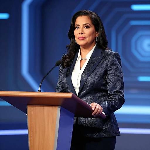 Wholesome Hispanic Female Politician