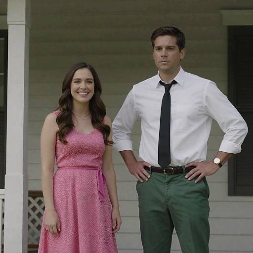Charming Couple on a Captivating Porch