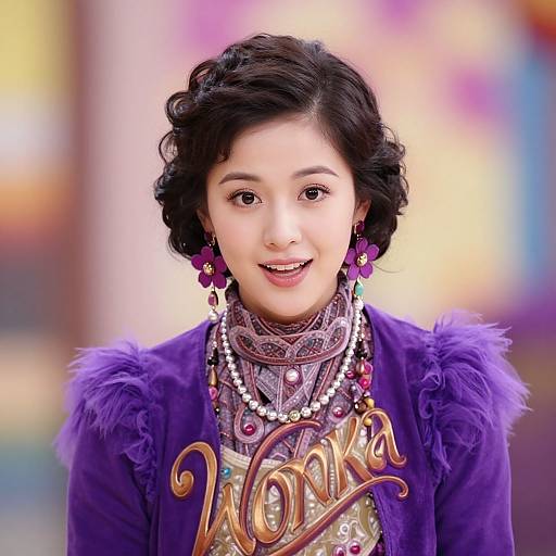 Wonka Violet Costume Portrait