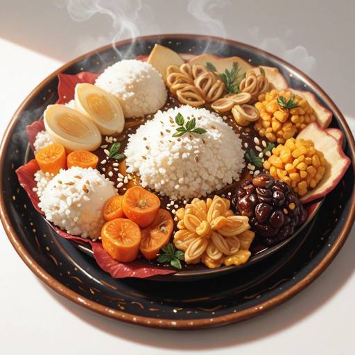 Vibrant Culinary Still Life Platter Vibrant Culinary Still Life Platter