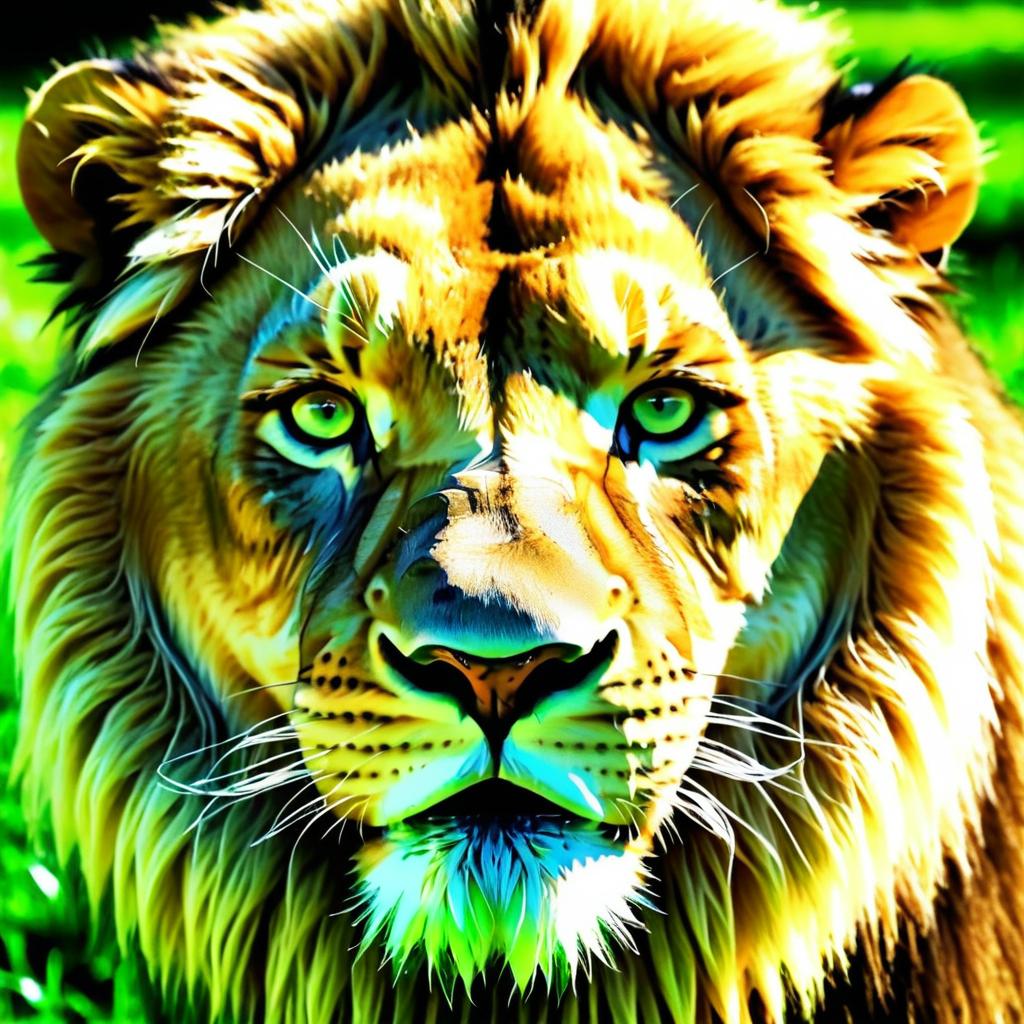 Stunning Hyperrealistic Lion Portrait in 8K