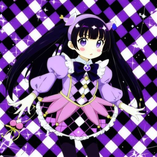 Illustration of Akemi homura (magical girl), mahou shoujo madoka magica in the style of Rento (rukeai)