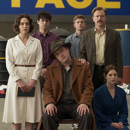 Cinematic Chaos: A Dramatic Movie Poster