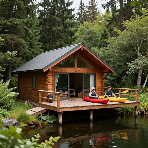 Cozy Lakeside Cabin with Kayaks