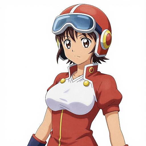 Angewomon Character with Helmet and Outfit