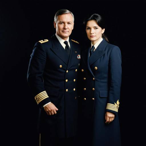 Naval Officers in Formal Uniforms