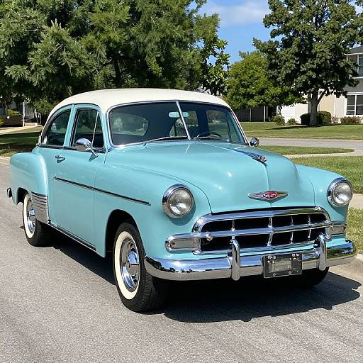 Vintage 1951 Chevrolet 5 Window
