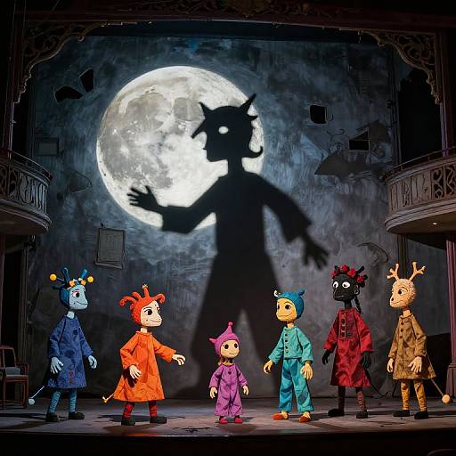 Sentient Shadow Puppet Animates Theater