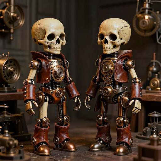 Steampunk Automaton Bonecas Dolls