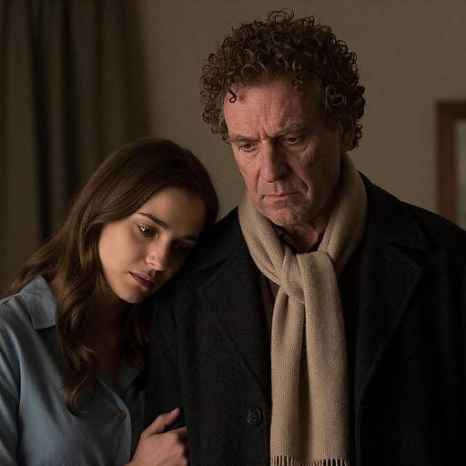 Intense Emotional Moment in Photography