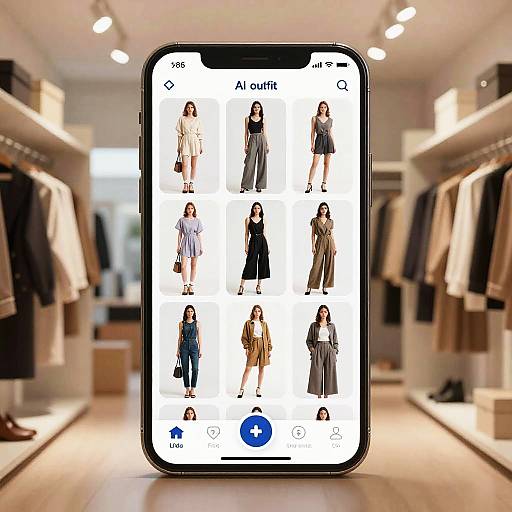 Futuristic AI Virtual Outfit Generator