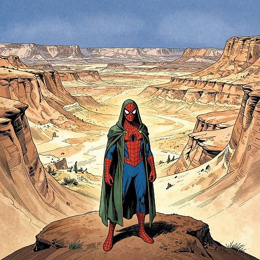 Spider-Man in Apocalyptic Utah Desert