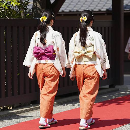 Elegant Japanese Women on Red Carpet