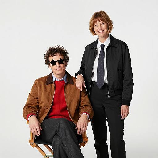 Stylish Duo in a Minimalist Setting